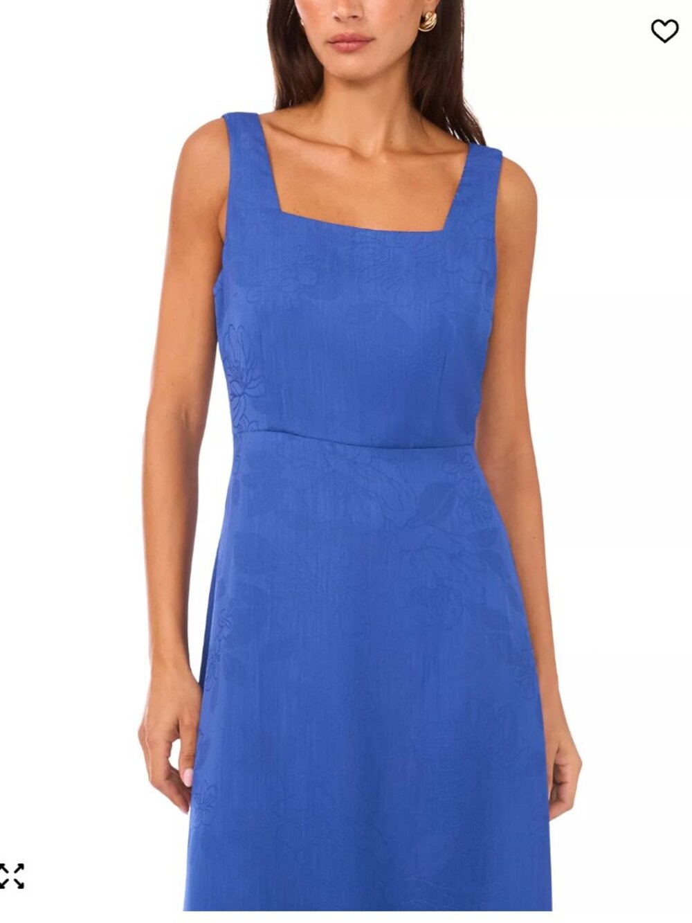 Vince Camuto Women's Square Neck Sleeveless Maxi Dress